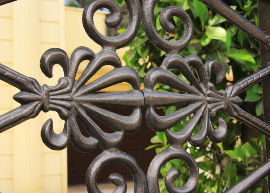 intricate hand forged wrought iron